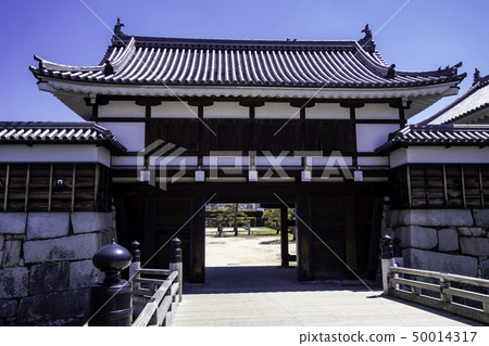 Hiroshima Castle Gimon Bridge and the Ninomaru Gori Gate Hiroshima Castle Gimon Bridge and the Ninomaru Gori Gate 50014317