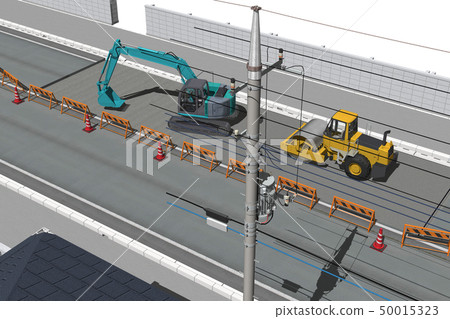 Road construction 50015323