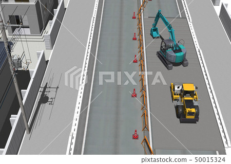 Road construction 50015324