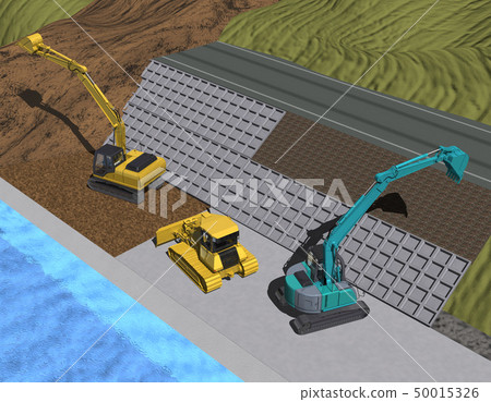 Seawall construction 50015326