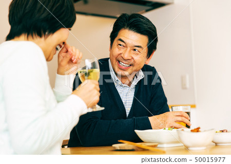 夫婦晚餐酒精 50015977