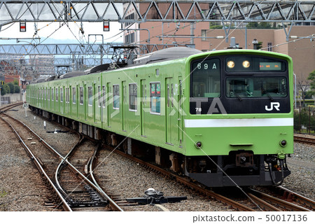 Series 201 ordinary 6 cars running along the Osaka East Line Series 201 ordinary 6 cars running along the Osaka East Line 50017136