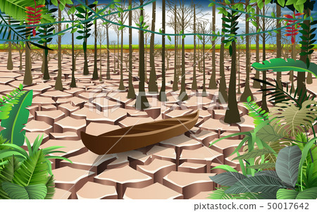 lake, dry, tree 50017642