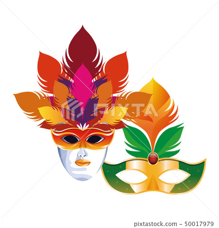 mask with feathers mask with feathers 50017979