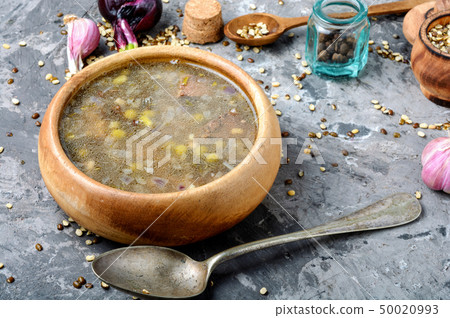 Traditional Peruvian chicken soup Traditional Peruvian chicken soup 50020993
