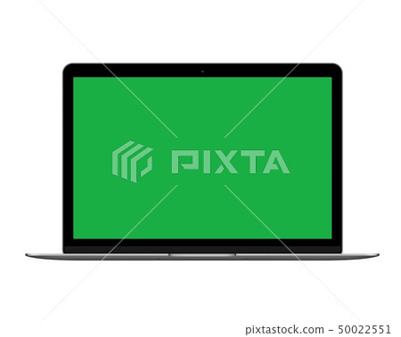 isolated space gray laptop computer mockup with isolated space gray laptop computer mockup with 50022551