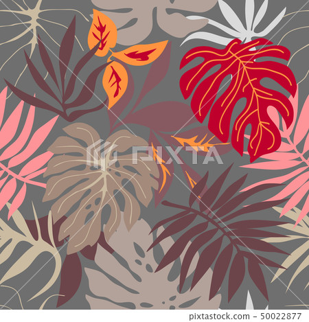 Red tropical forest. Red tropical forest. 50022877