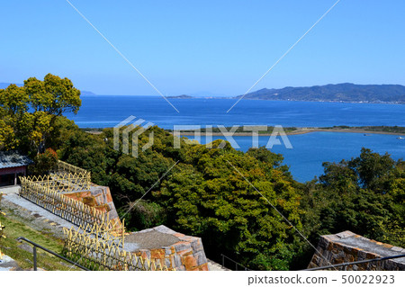 Kumamoto Amakusa Tomioka Castle A beautiful seascape 50022923