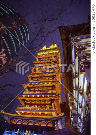 寺廟，靜安寺，佛塔，寺院、静安寺、仏塔、Temple, Jing'an Temple, Stupa, 50023470