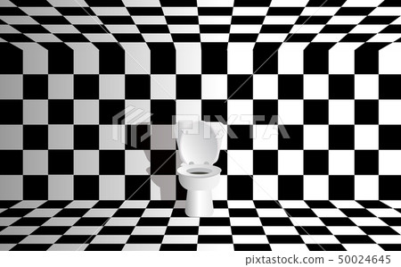black and white toilet interior black and white toilet interior 50024645