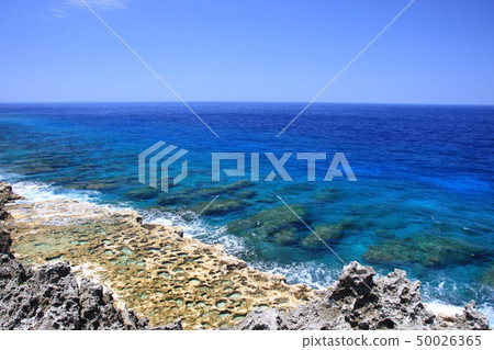 Minamidaito島碼頭和海 50026365