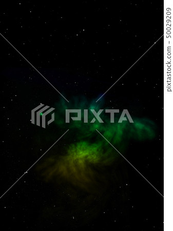 Small part of an infinite star field. 3D rendering 50029209