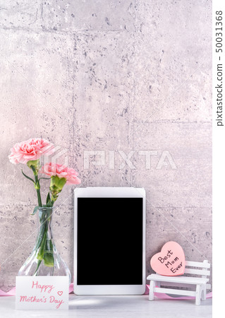 Mother's Day Yasuno Kaoru Shiraishi Denshi Vase Carnation Shimizu Mimic Mockup Mother's Day carnation 50031368