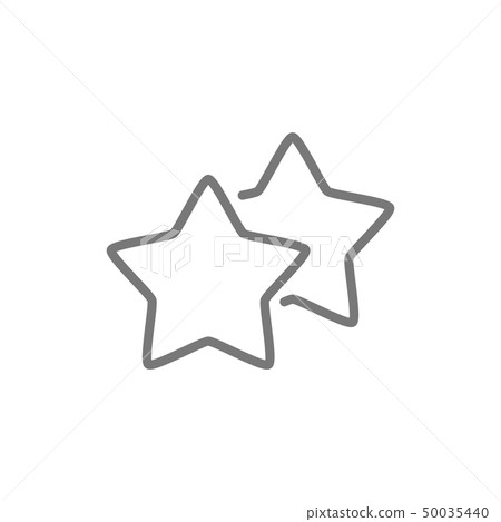 Stars, favorite, best choice, positive feedback line icon. 50035440