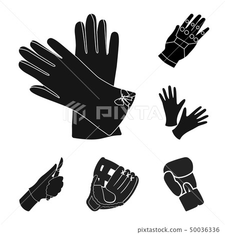 Vector illustration of knitted and keeper sign. Set of knitted and hand vector icon for stock. Vector illustration of knitted and keeper sign. Set of knitted and hand vector icon for stock. 50036336