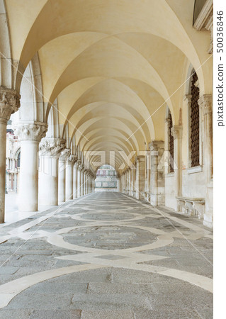 Archway underneath the Doge's Palace. Vertically. 50036846