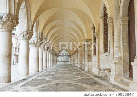 Archway underneath the Doge's Palace. Archway underneath the Doge's Palace. 50036847