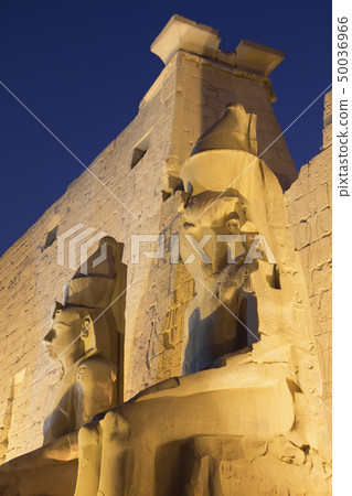 Night view of entrance to the Palace Luxor (Egypt) 50036966