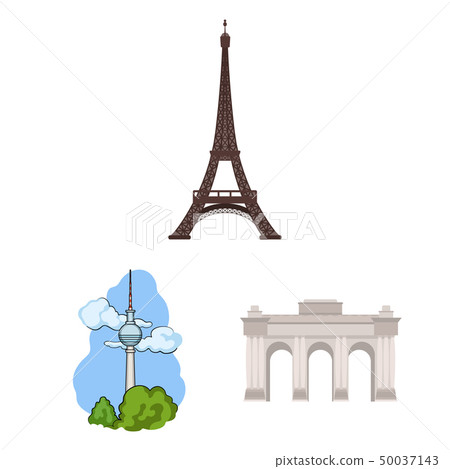 Isolated object of street  and architecture  icon. Set of street  and tour  vector icon for stock. 50037143