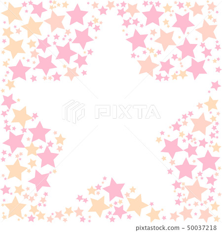 Frame shape of stars on a white background. Frame shape of stars on a white background. 50037218