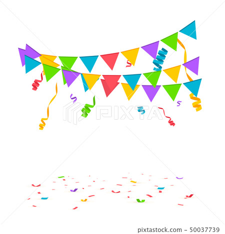 Confetti background. Birthday concept 50037739