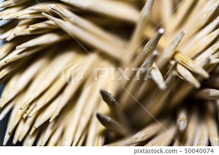 Macro shot of group of toothpicks Macro shot of group of toothpicks 50040074