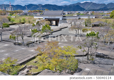 [Akoho Castle Honmaru Palace]兵庫縣赤穗市Kamikoya 50040114