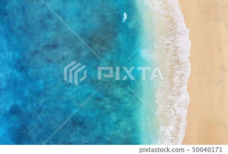 Beach as a background from top view. 50040171