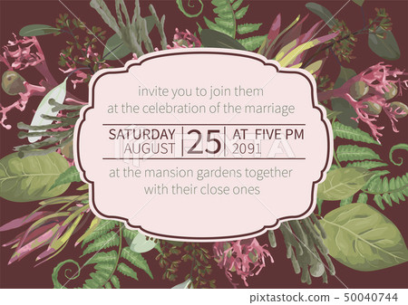 Plants, leaves, branches, brunia, blooming Plants, leaves, branches, brunia, blooming 50040744