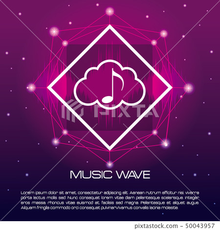 Music wave infographic 50043957