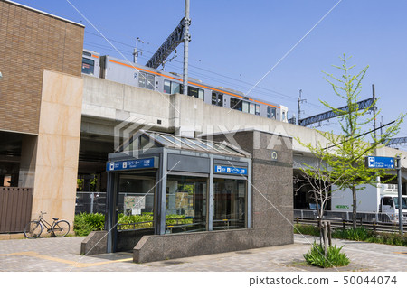 名古屋市風景名古屋市地鐵Yata站電梯以及JR 名古屋市風景名古屋市地鐵Yata站電梯以及JR 50044074