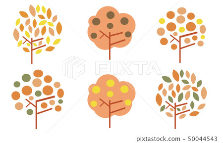 Tree Icon Set 07 (White Background) Tree Icon Set 07 (White Background) 50044543