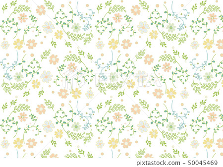 Scandinavian Style Floral Floral Pattern 4 Stock Illustration 50045469 Pixta