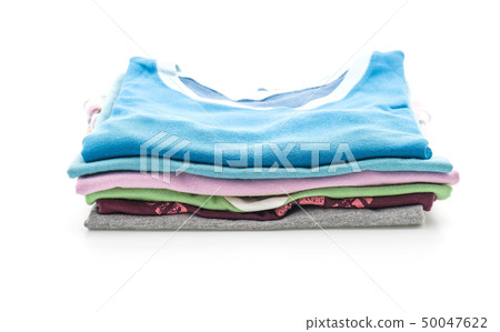 stacks of clothing on white stacks of clothing on white 50047622