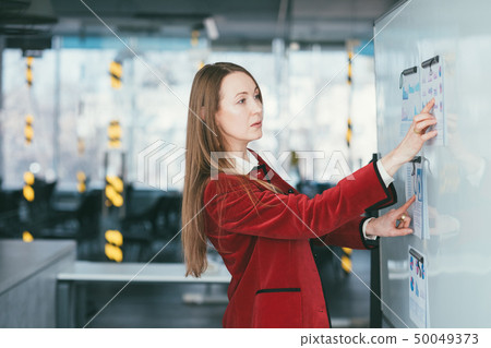 female team leader marketing analysis business 50049373