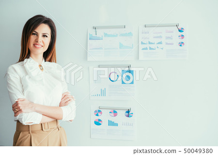 successful female leader confident project manager successful female leader confident project manager 50049380