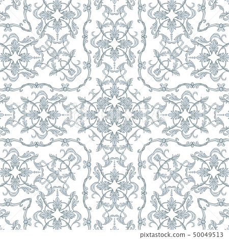 Seamless baroque pattern 50049513