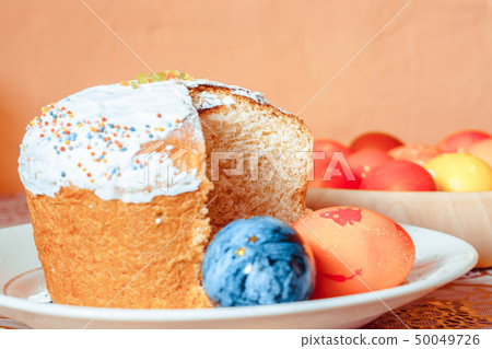 Easter cake on the table Easter cake on the table 50049726