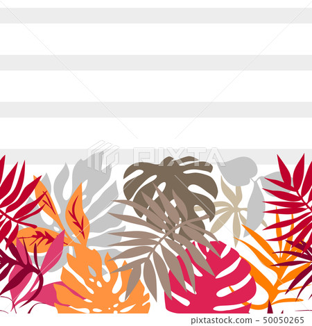 Pink tropical forest. 50050265