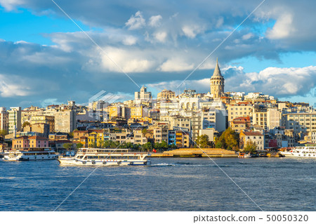Istanbul city skyline with view of Galata Tower Istanbul city skyline with view of Galata Tower 50050320