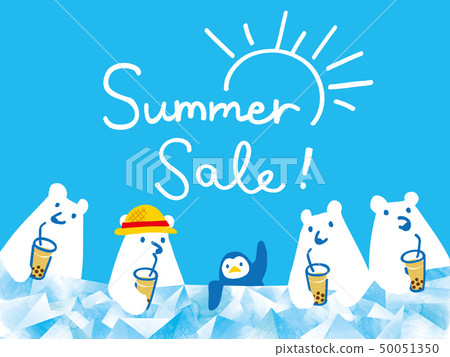 Summer sale poster Tapioca milk tea please Summer sale poster Tapioca milk tea please 50051350