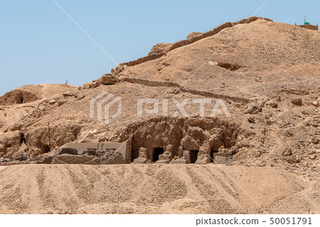 The antique temple of female pharao Hatchepsut near Luxor in Egypt 50051791