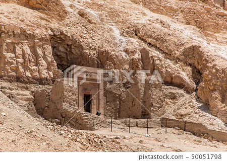 The antique temple of female pharao Hatchepsut near Luxor in Egypt The antique temple of female pharao Hatchepsut near Luxor in Egypt 50051798