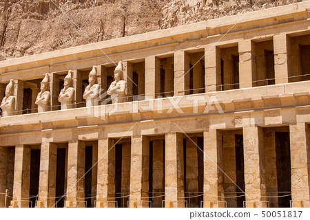 The antique temple of female pharao Hatchepsut near Luxor in Egypt 50051817