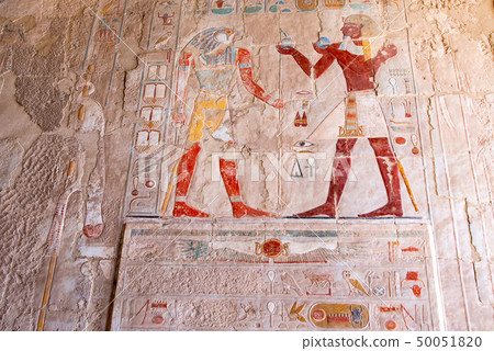 The antique temple of female pharao Hatchepsut near Luxor in Egypt The antique temple of female pharao Hatchepsut near Luxor in Egypt 50051820