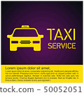 Taxi Icon. Taxi Service. 24 hours 50052051