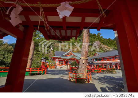 Tsuwano in Shimane (San-in's small Kyoto) View the shrine from the shrine's gate of the Taikoku Valley Inari Shrine 50055742
