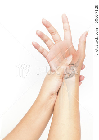 hand bones injury white background hand pain 50057129