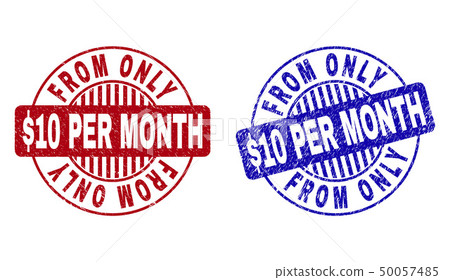 Grunge FROM ONLY Dollar 10 PER MONTH Textured Round Watermarks Grunge FROM ONLY Dollar 10 PER MONTH Textured Round Watermarks 50057485