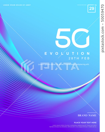 Abstract background, 5g technology abstract background 50059470